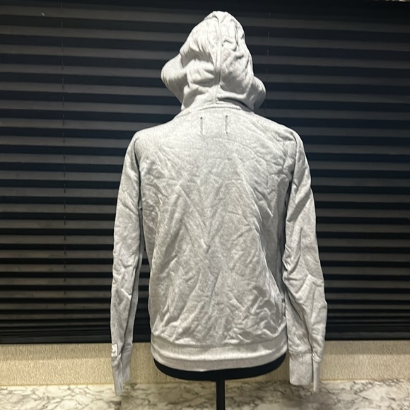 ADIDAS ATHLETICS X REIGNING CHAMP Women’s Grey Zip Front Hoodie Small - Picture 3 of 11
